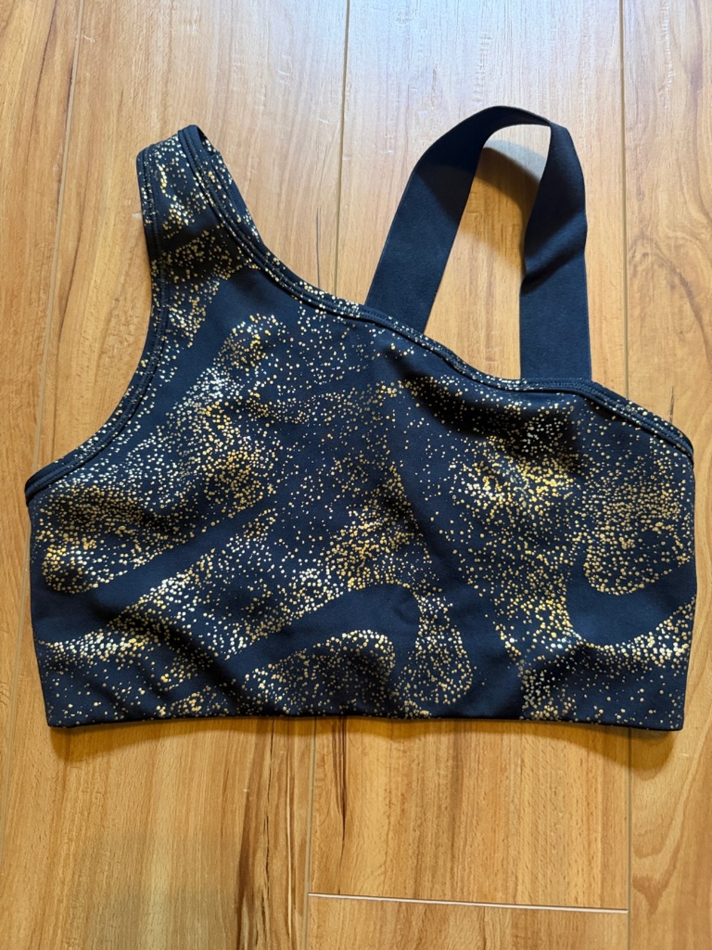 Nike Black & Gold Sports Bra Size Small